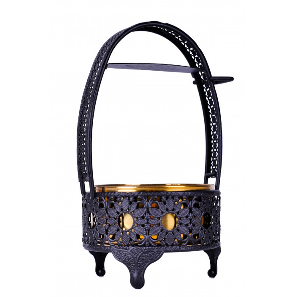 Кошик для вугілля Yahya Deep Black/Gold,12cm