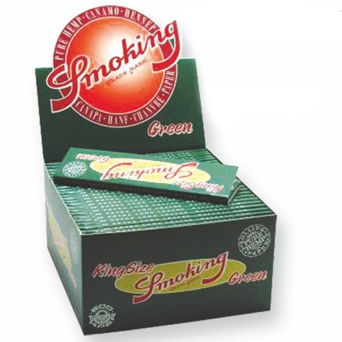 Бумага для самокруток Smoking Green King Size 33