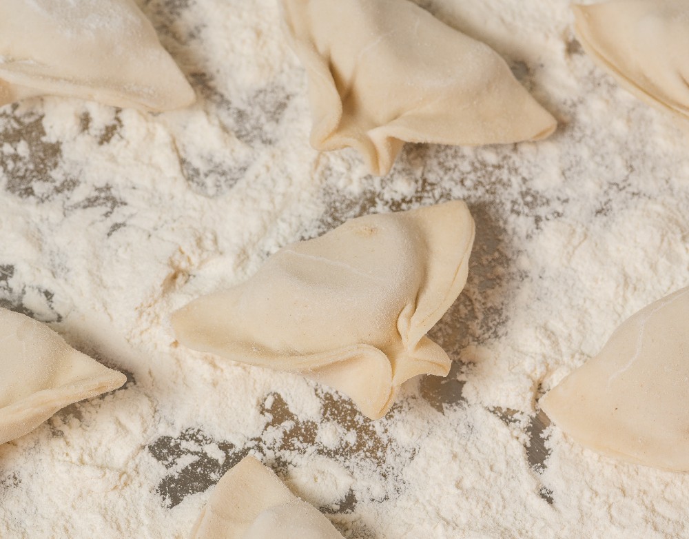 Вареники з картоплею та печінкою