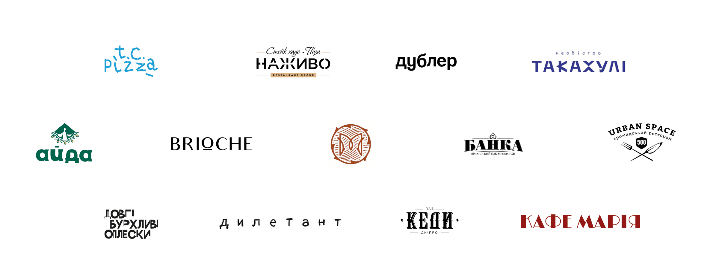логотипы Постер