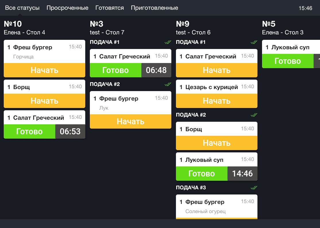 KDS система для автоматизации кухни