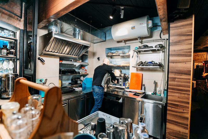 Bar kitchen and back of the house