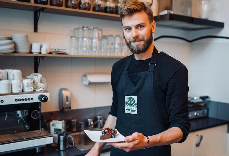 Barista in a cafe