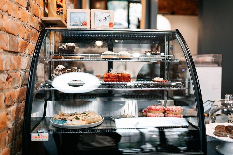 Refrigerators and freezers for a coffee shop