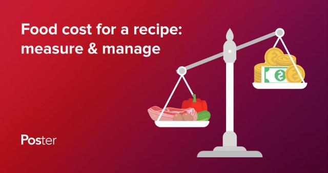 How to calculate the food cost for a recipe