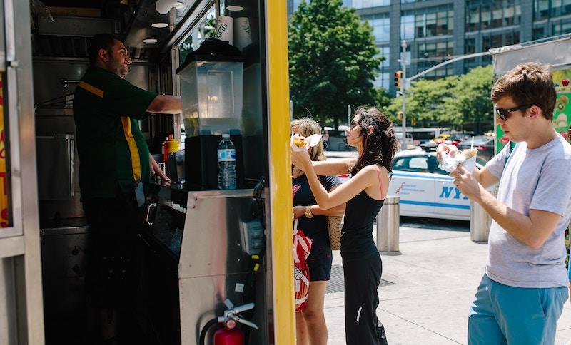 inside a food truck