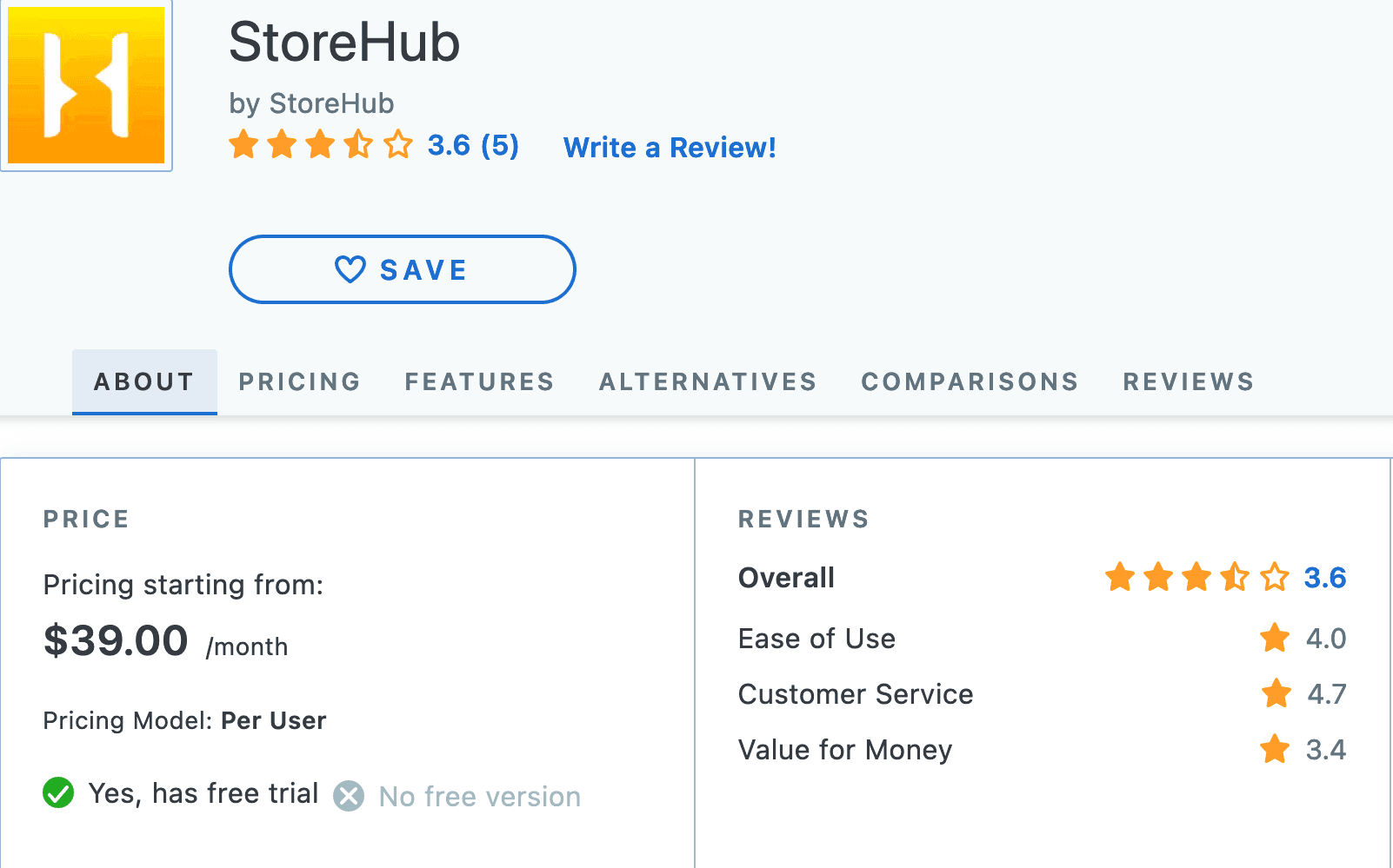 Storehub reviews
