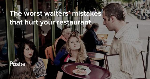 10 common mistakes waiters make