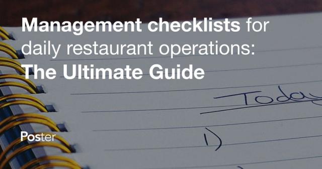 Management checklists for daily restaurant operations: The Ultimate Guide