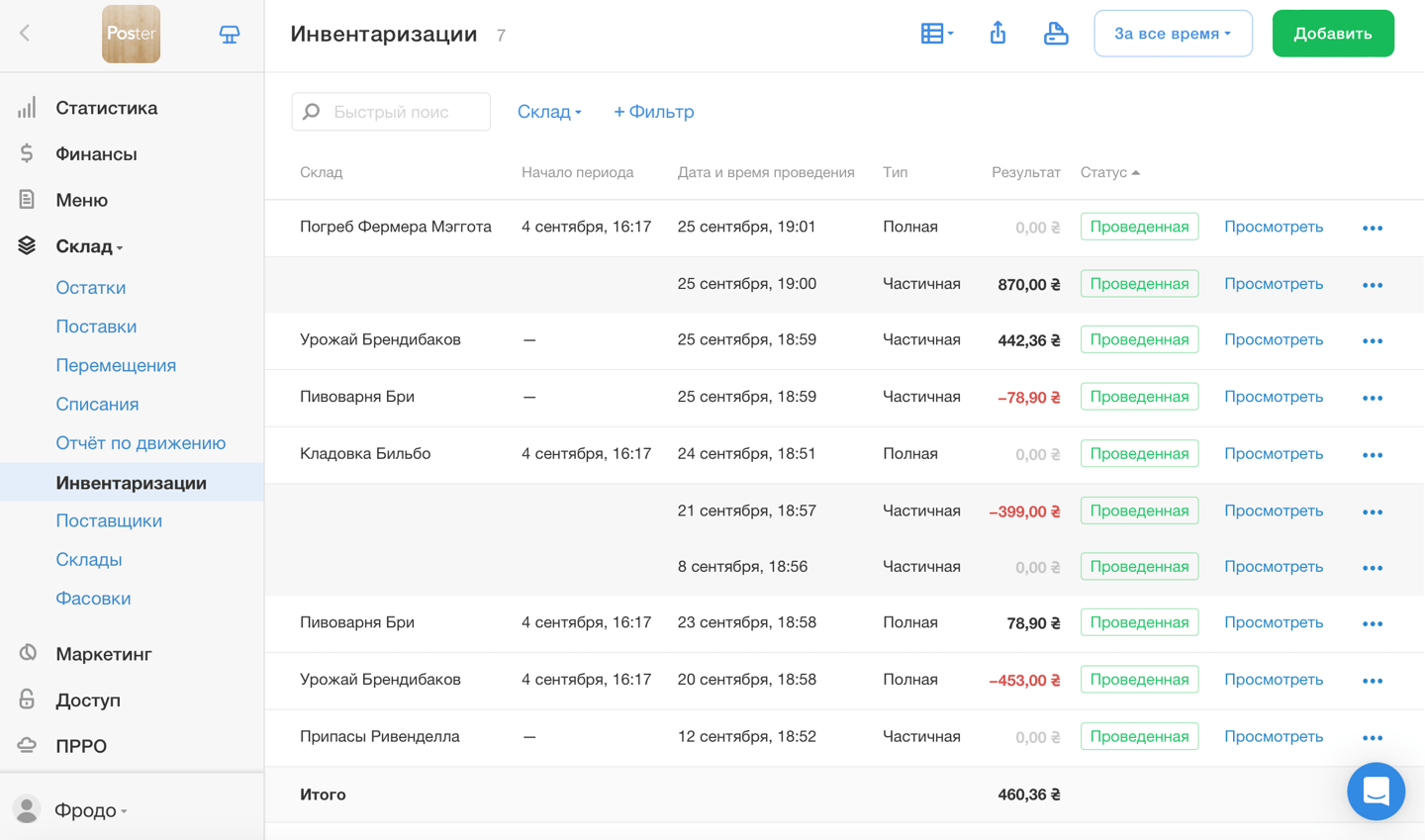 Акт переработки