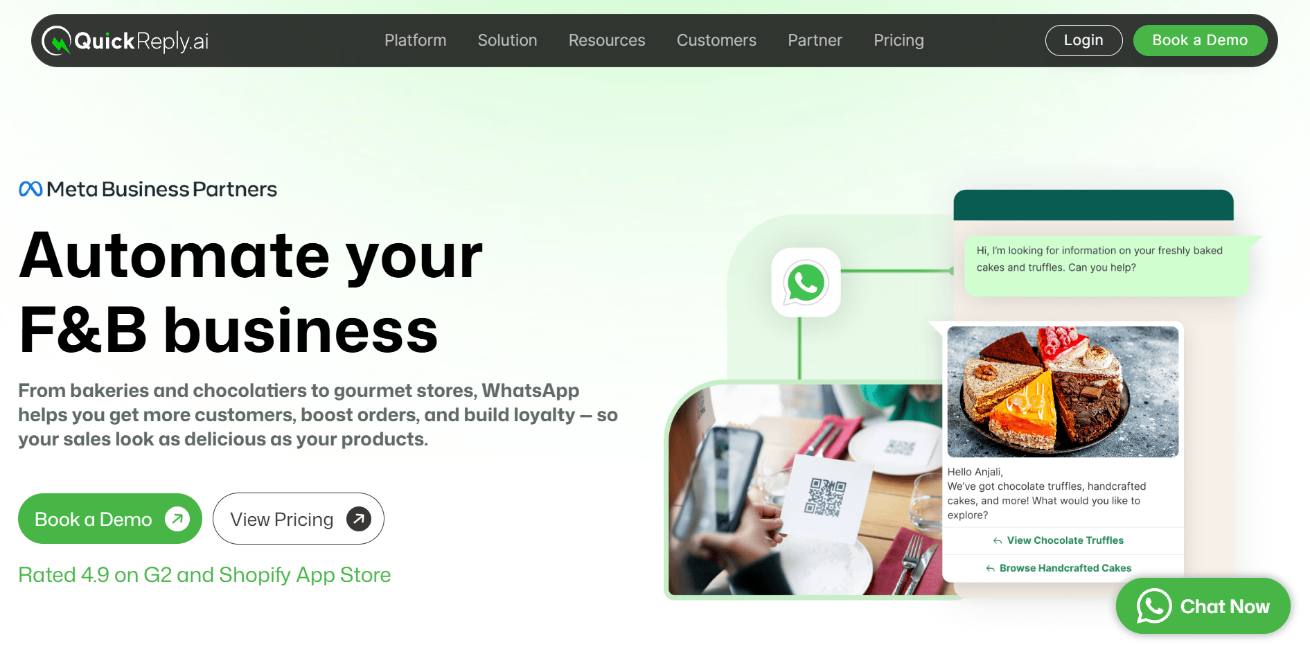 QuickReply.ai automation platform interface