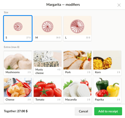 Let people create their own pizzas