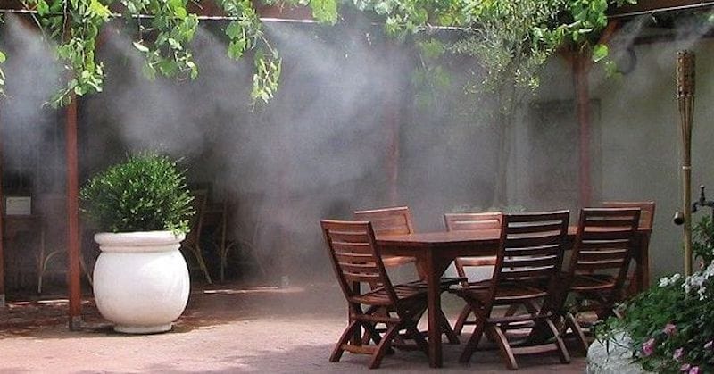 Outdoor patio equipment for restaurants
