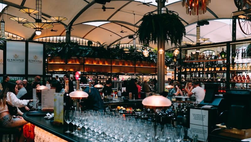 Outdoor seating area