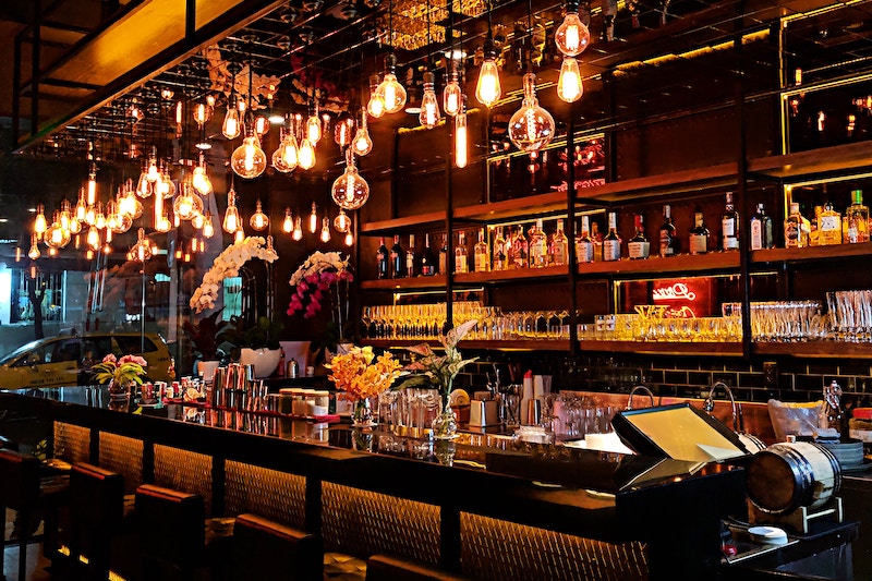 a bar interior a bar interior