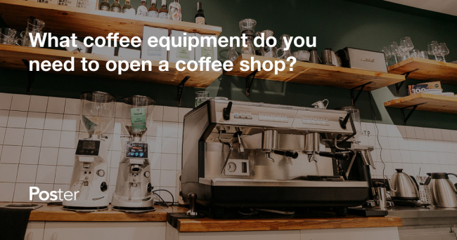 Coffee Shop Equipment List. A full checklist from experts with