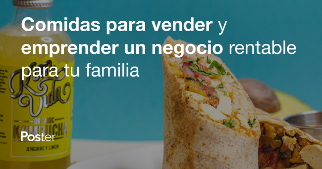 5 ideas de comidas para vender desde casa