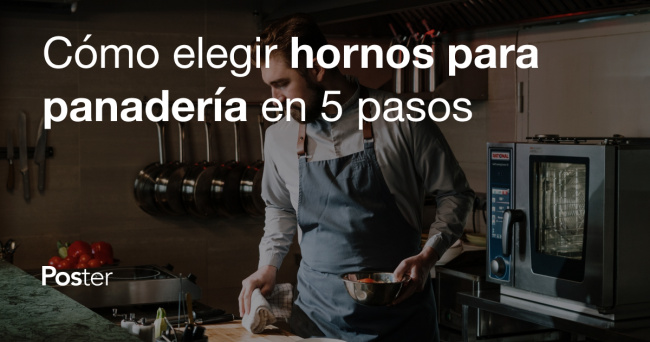 Equipo básico para abrir una panadería — Poster