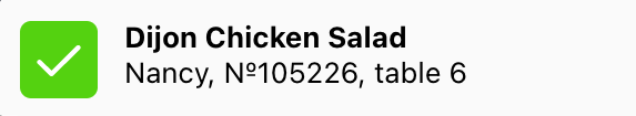 Notifications for waiters