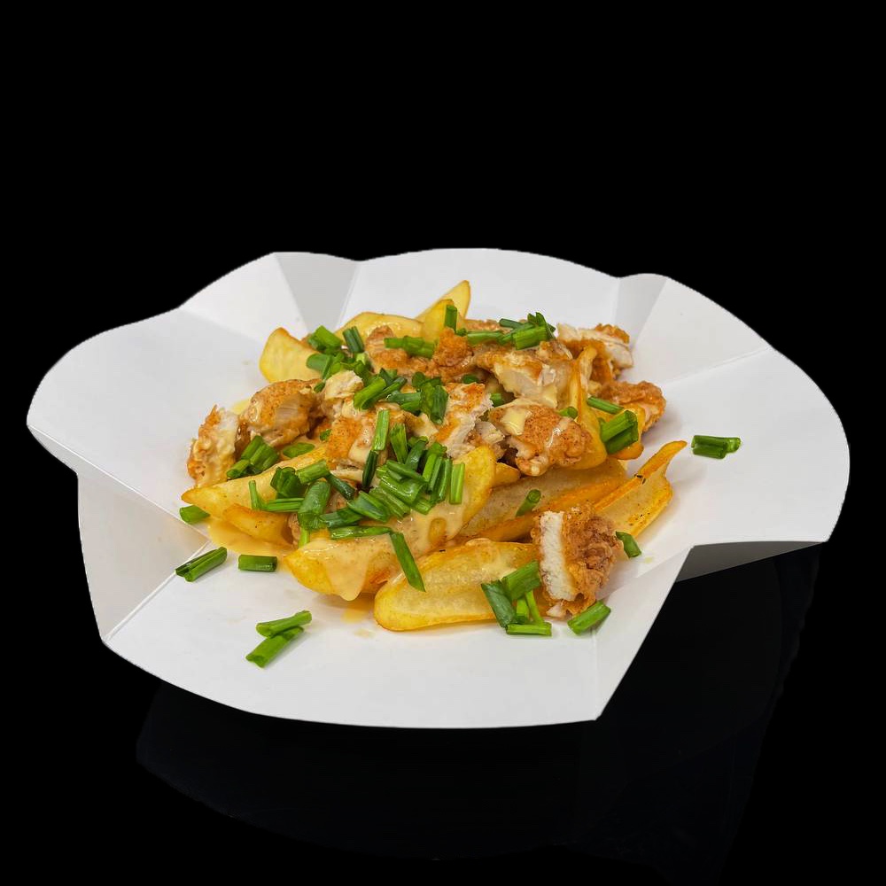 Діпи з куркою і соусом чеддер