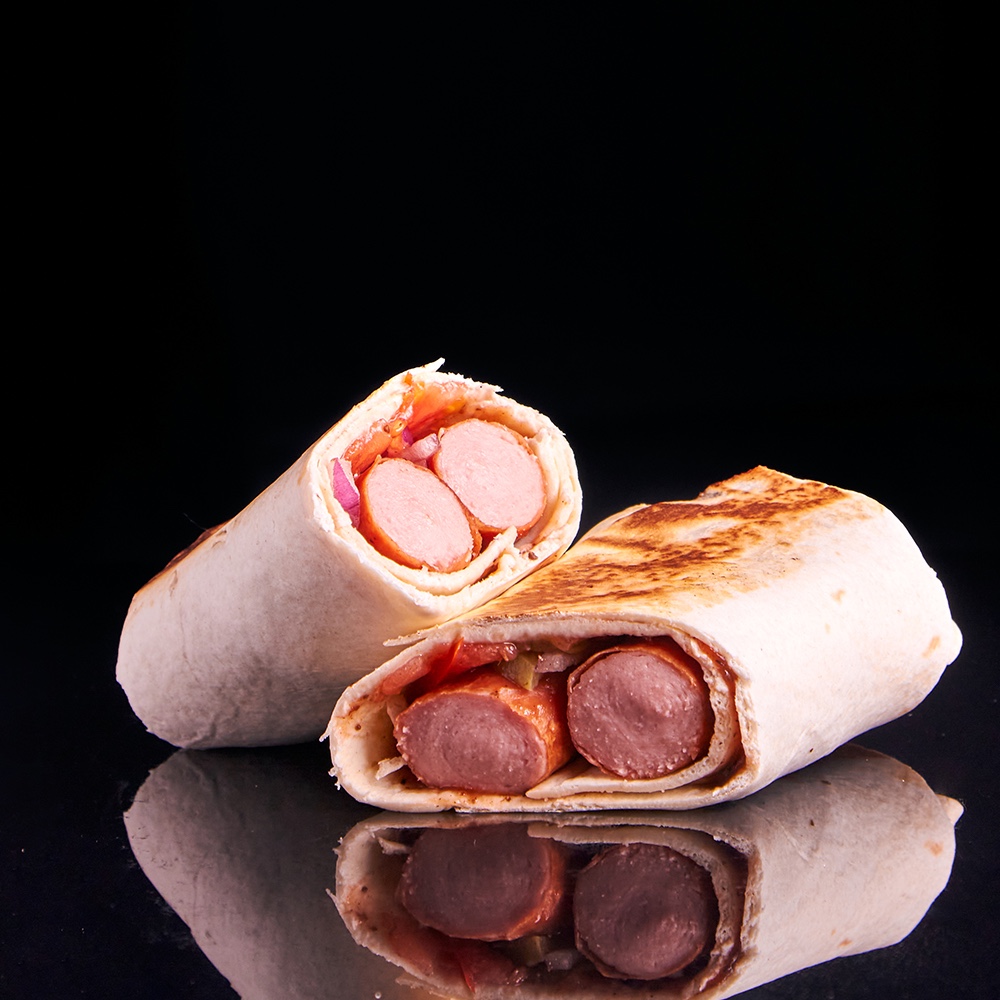 Хот-дог з часниковим соусом