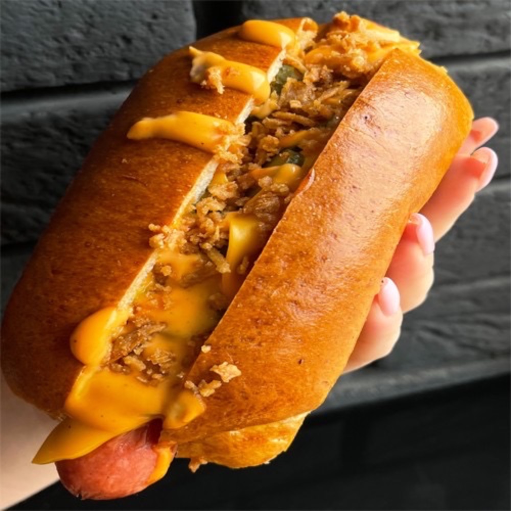 Хот-дог Кріспі з баварською