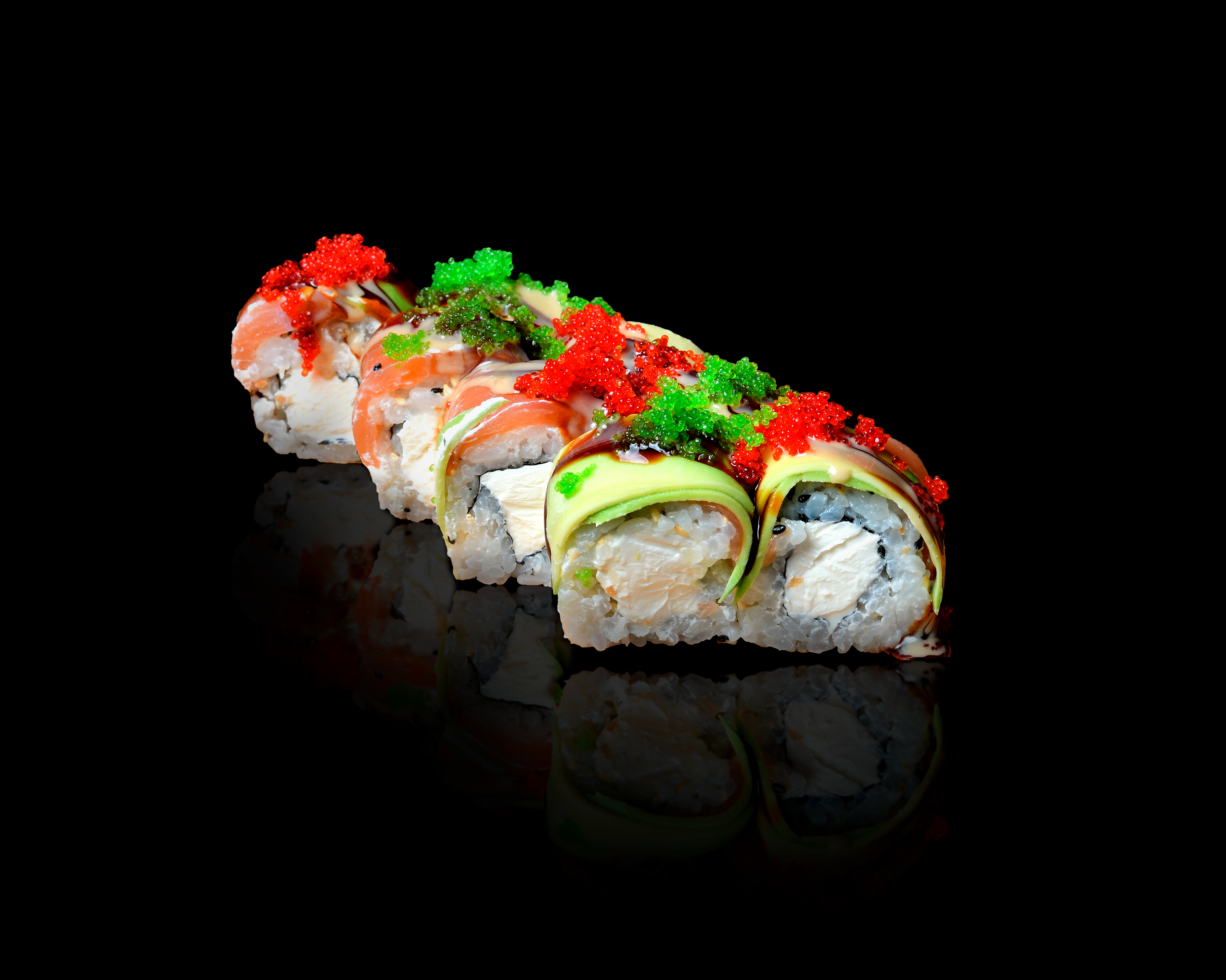 Авокадо лосось