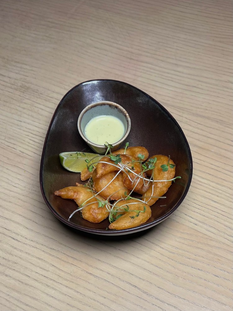 Креветки темпура