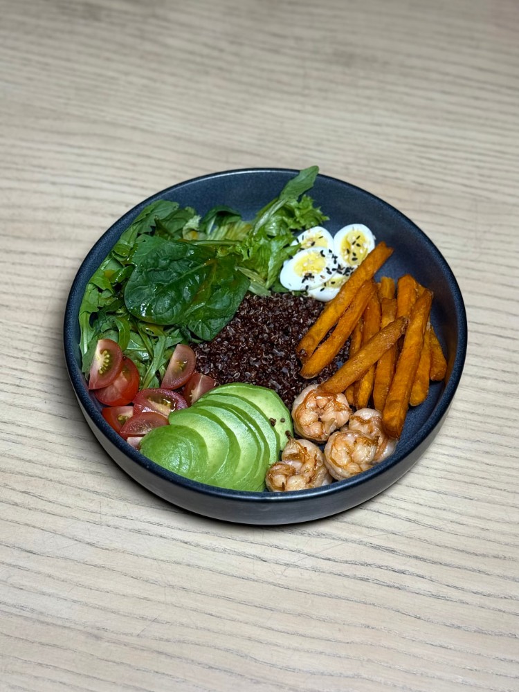 Боул з креветками