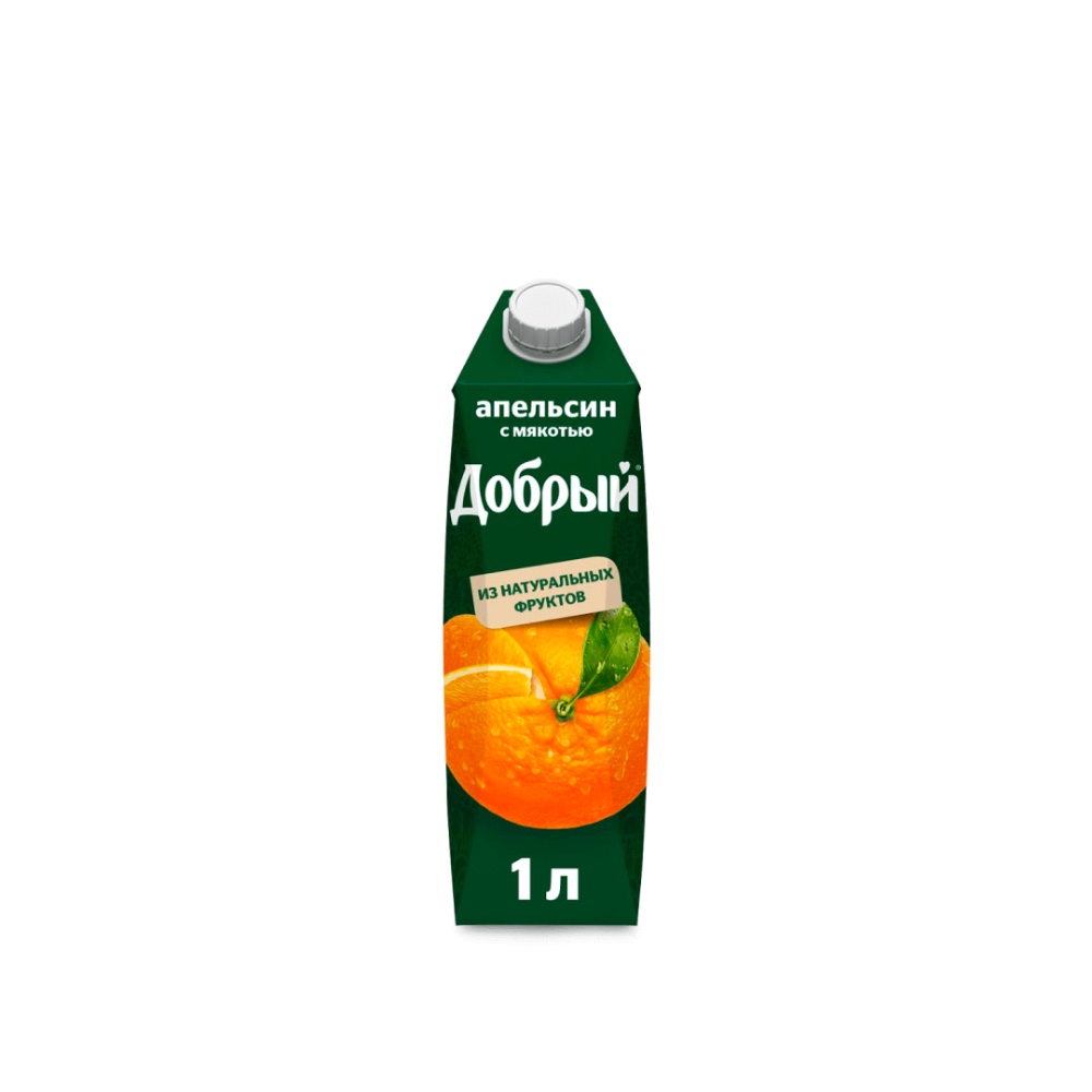 Juice "Dobry" Orange, 1 L.