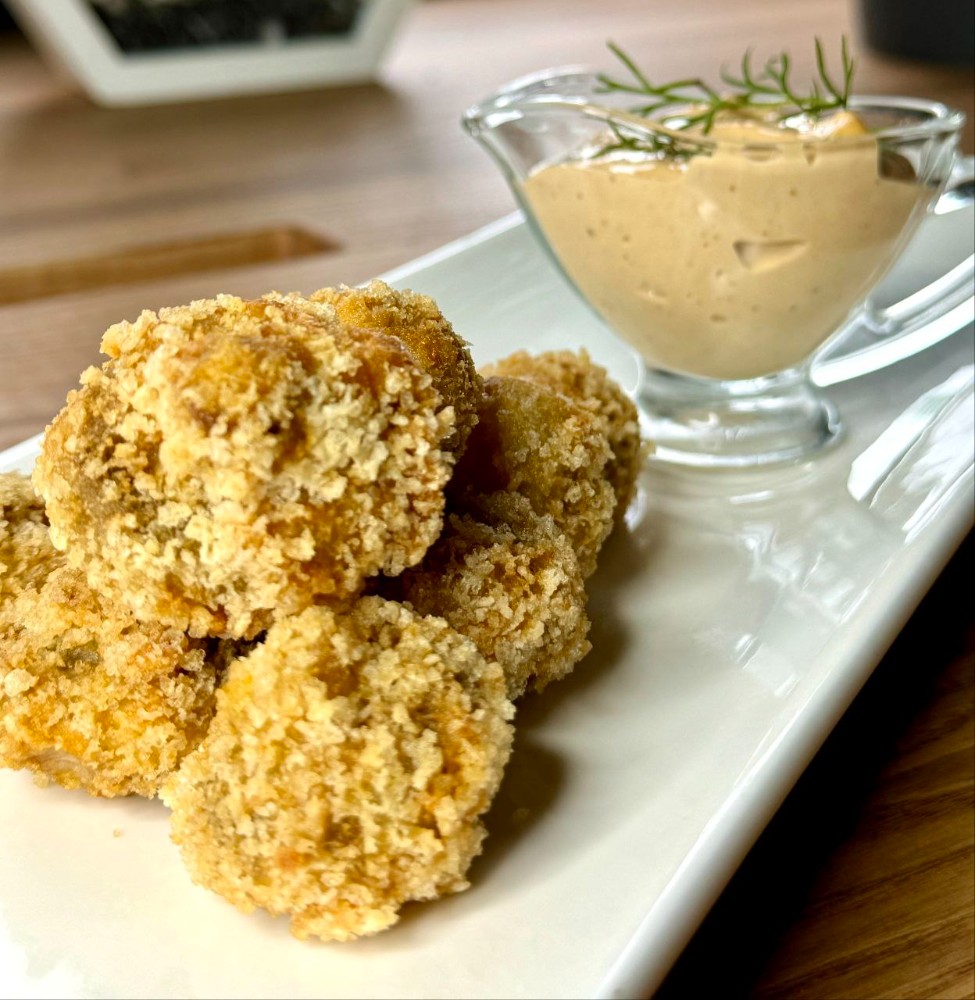 Шампіньйони Фрі з соусом 150/40