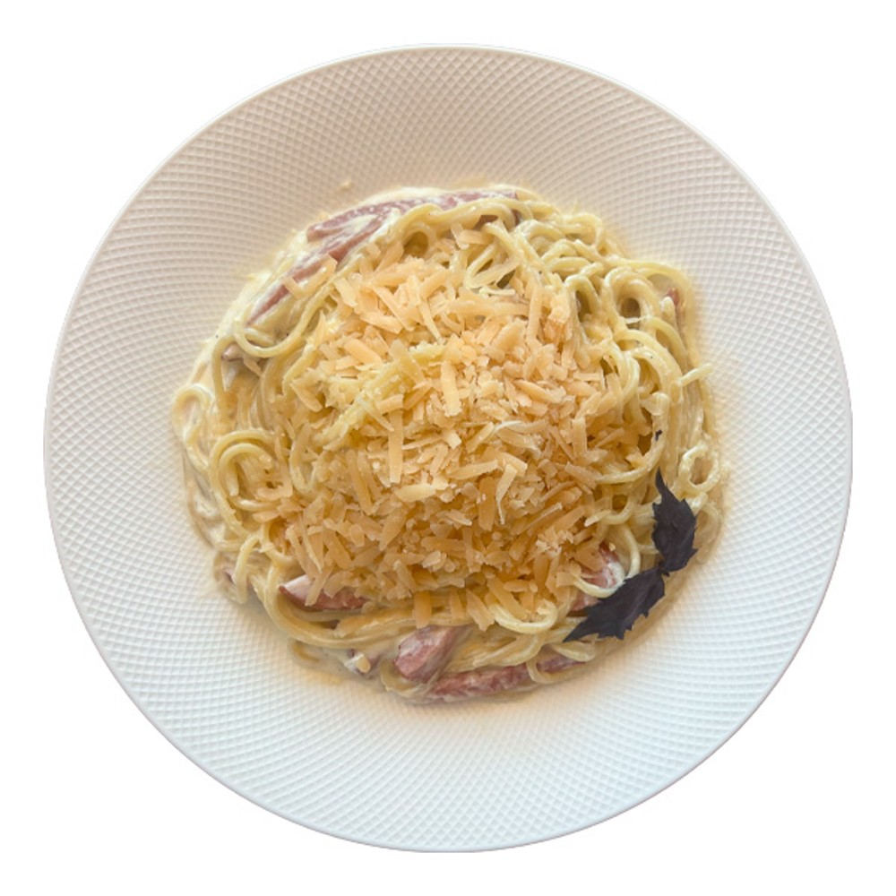 Carbonara with bacon