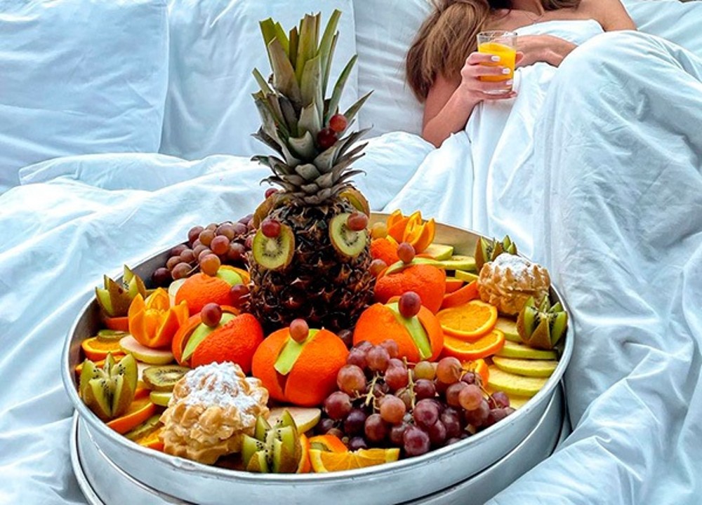 Floating fruit assortment