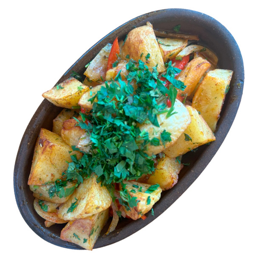Halal home-style potatoes