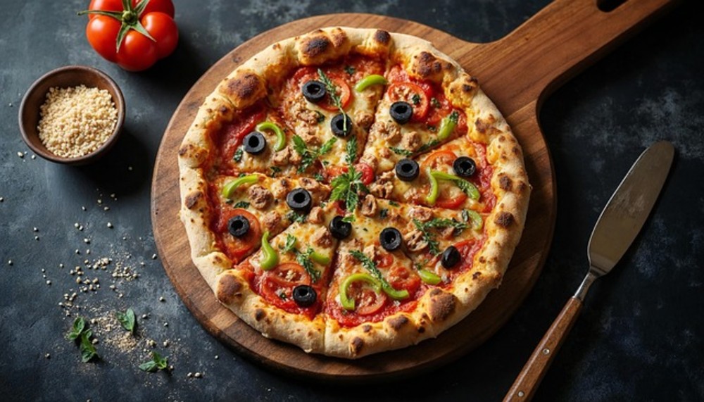 Vegetable pizza