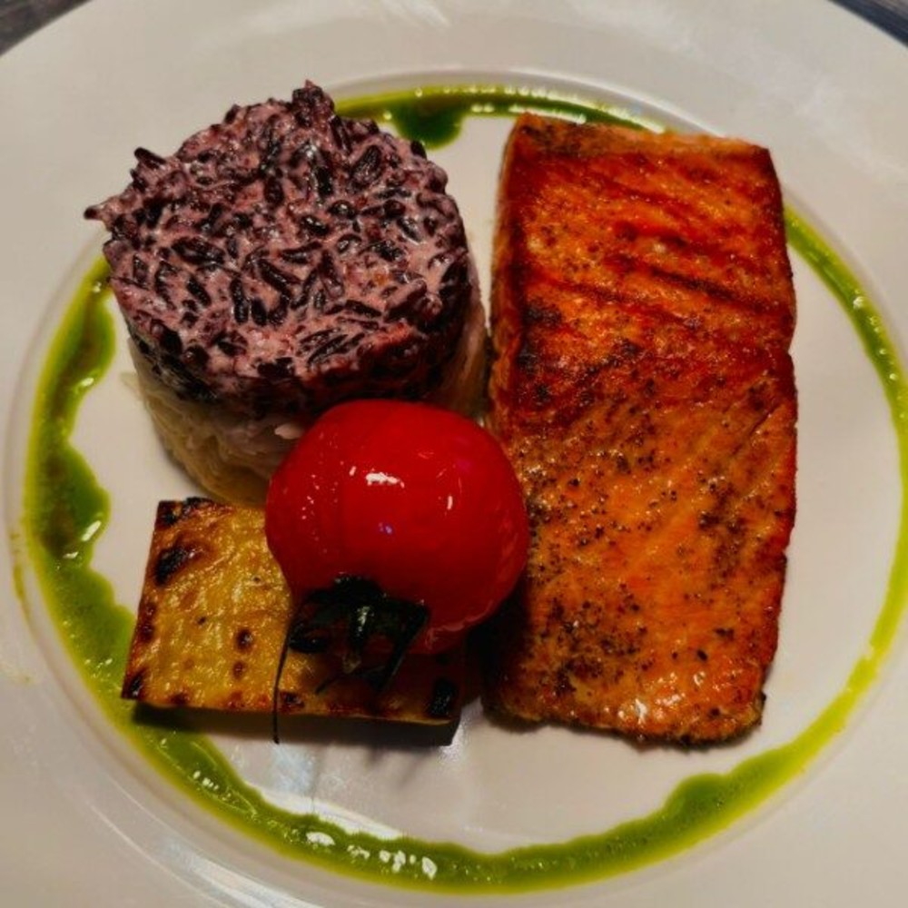 Salmon steak