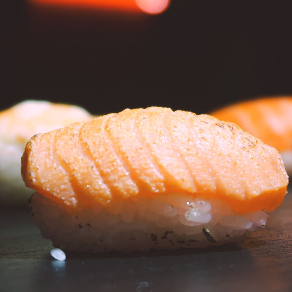 Aburi Sake Nigiri Image