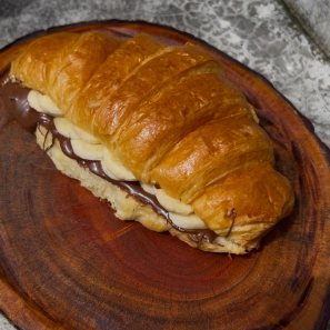 Croissant with Nutella
