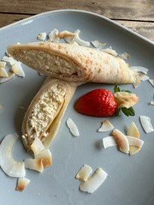 Pancake with ricotta