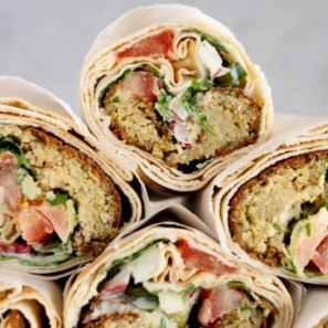 Falafel shawarma