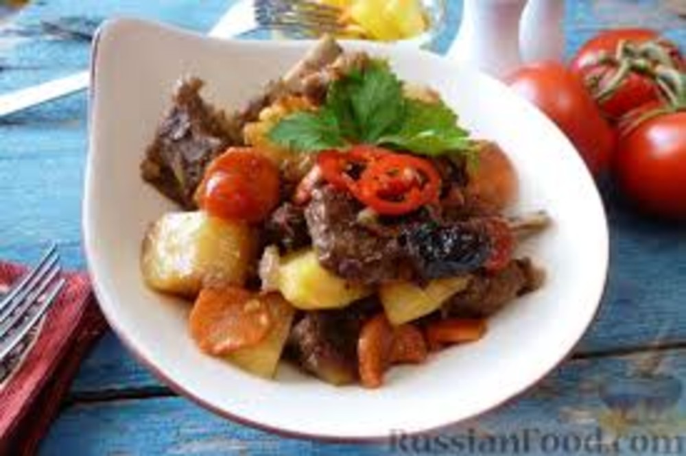 Жаркое с говядиной