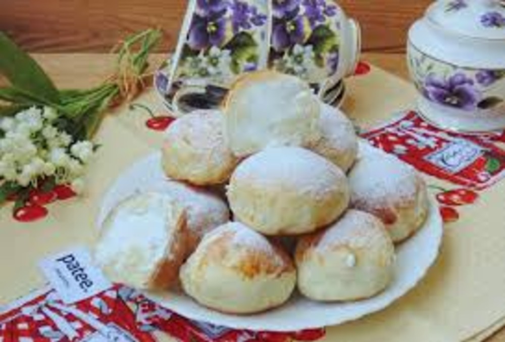 Булочка со сливками