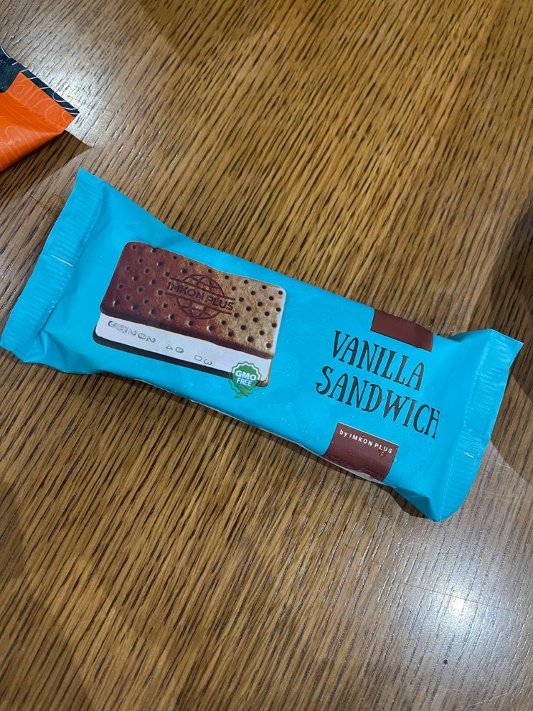 Мороженное Vanilla sandwich