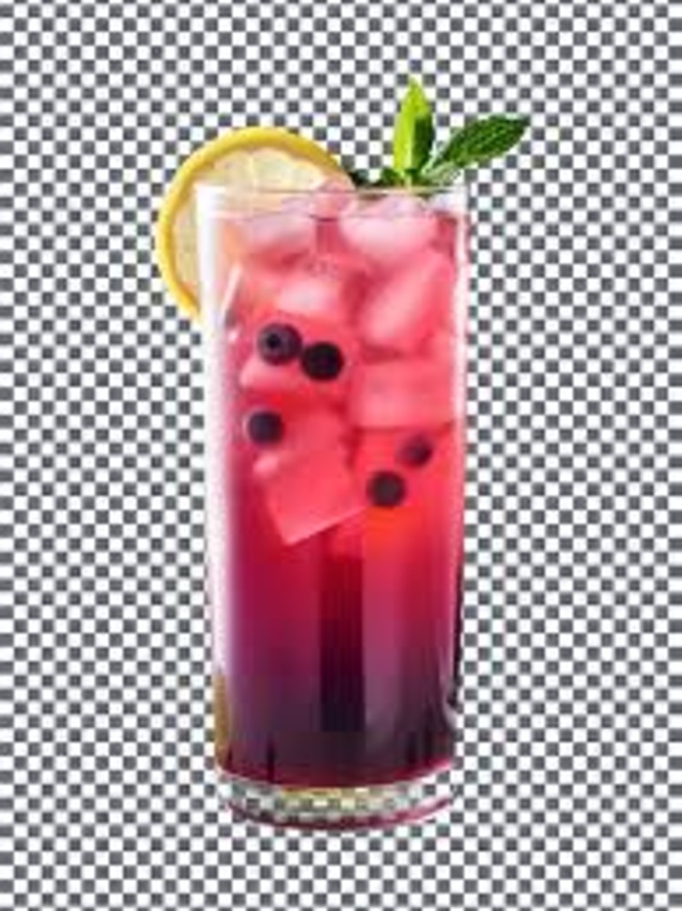 Ягодный лимонад стакан