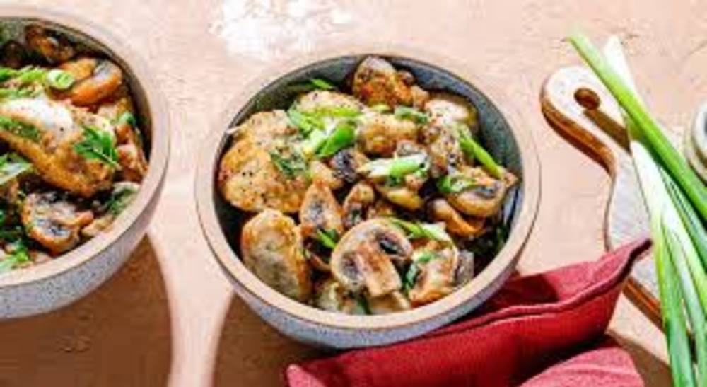 Курица с грибами