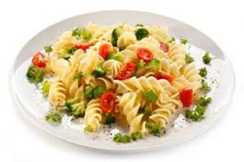 Макарон с овощами