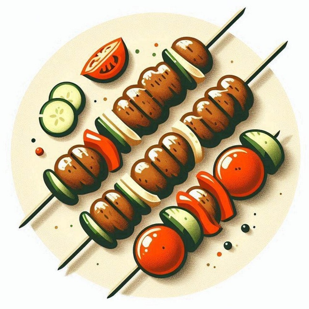 Куринный шашлик