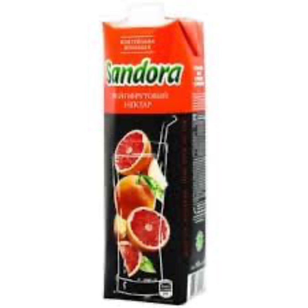 Сік Sandora cocktail нектар грейафрукт 1л