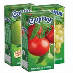 Сок "Садочек" 0.2